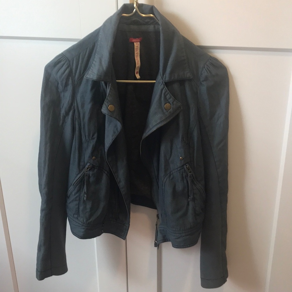 Vintage Free People Motorcycle Jacket